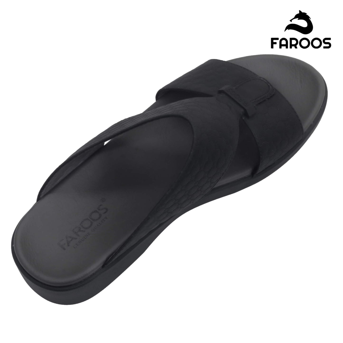 أضيف إلى الحقيبة Faroos[F516]M292 صندل عربي أسود للرجال