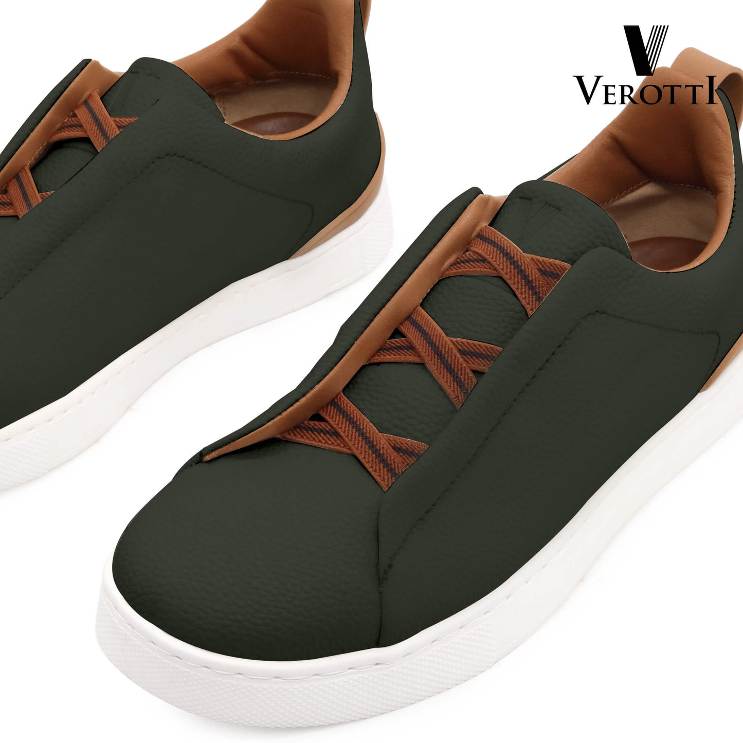 Verotti [X464]955 Olive Gents Shoes