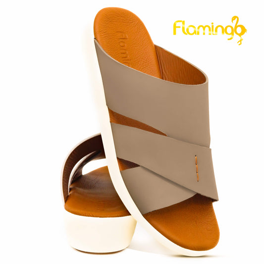 Flamingo[FG100]817 Stone Gents Arabic Sandal