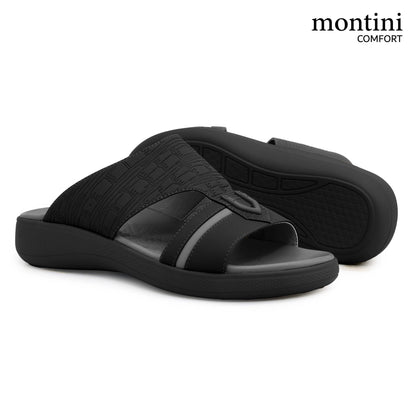 Montini M014(C90) Black Gray Gents Arabic Sandal