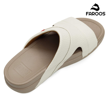 Faroos[F524]M002 Light Gray Gents Arabic Sandal