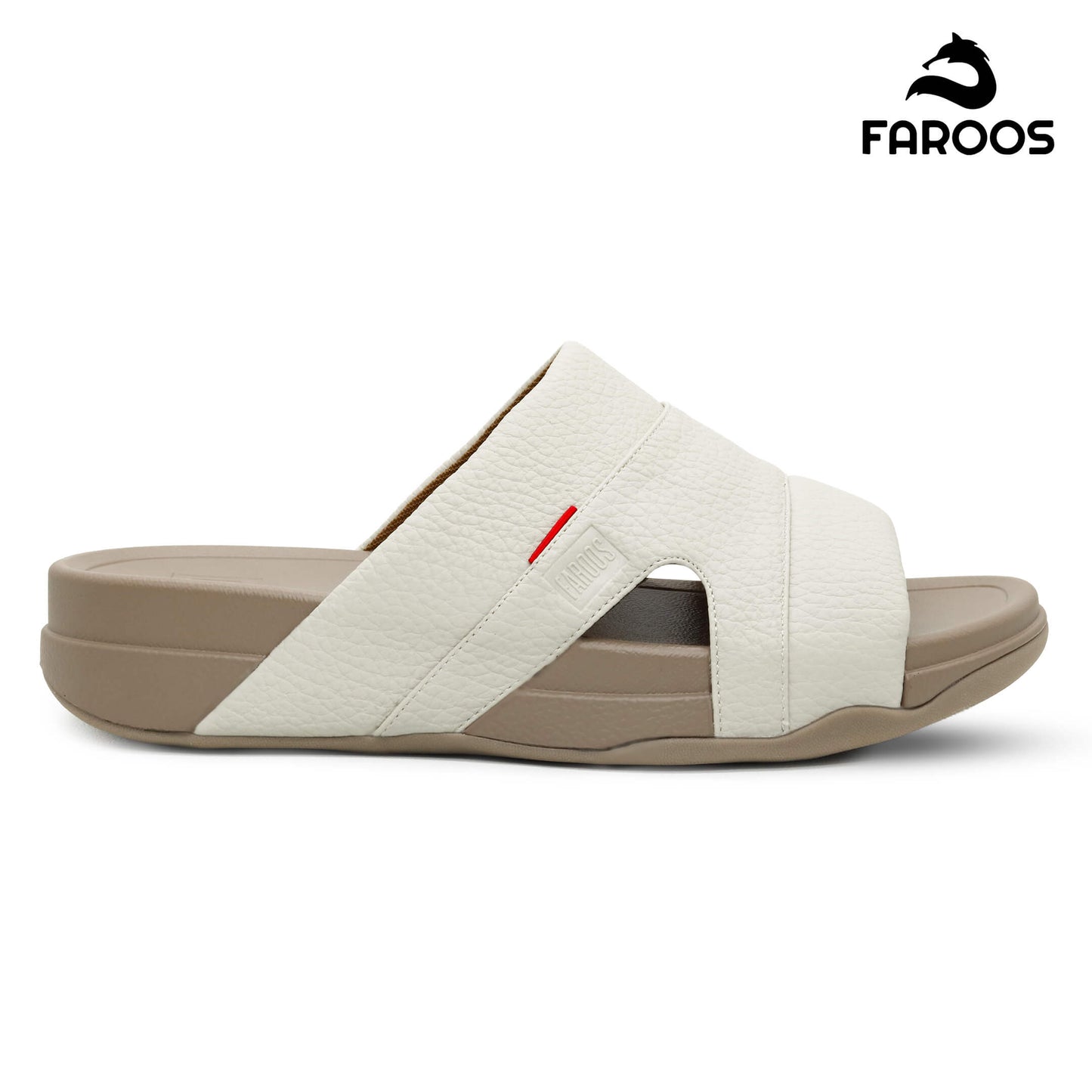 Faroos[F524]M002 Light Gray Gents Arabic Sandal