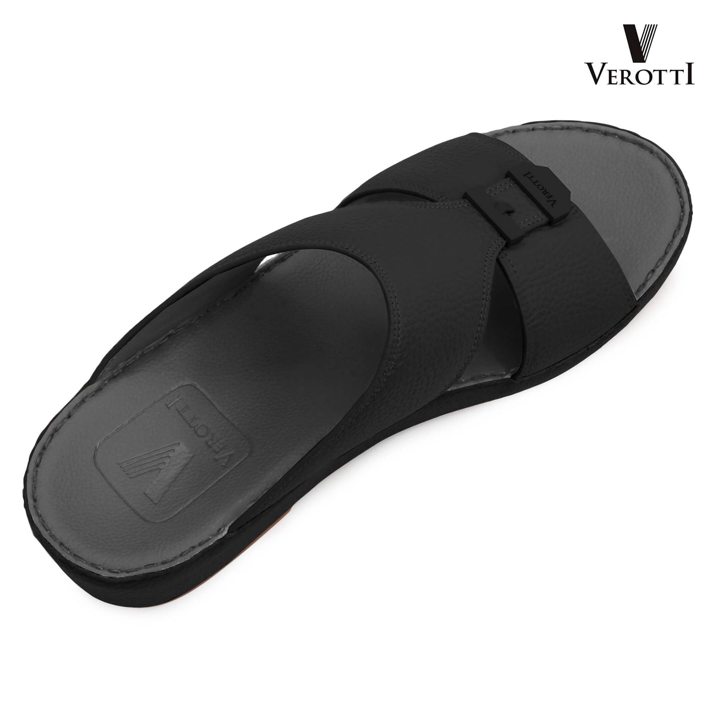 Verotti[X477]VTS-91 Black Grey Gents Arabic Sandal