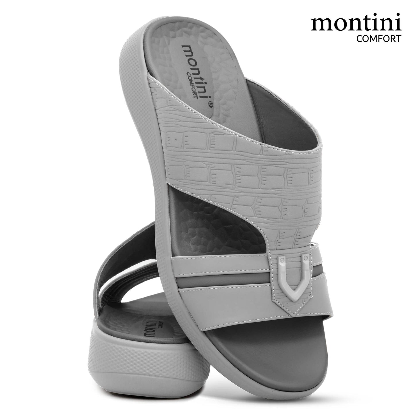 Montini M014(C91) Grey Gents Arabic Sandal