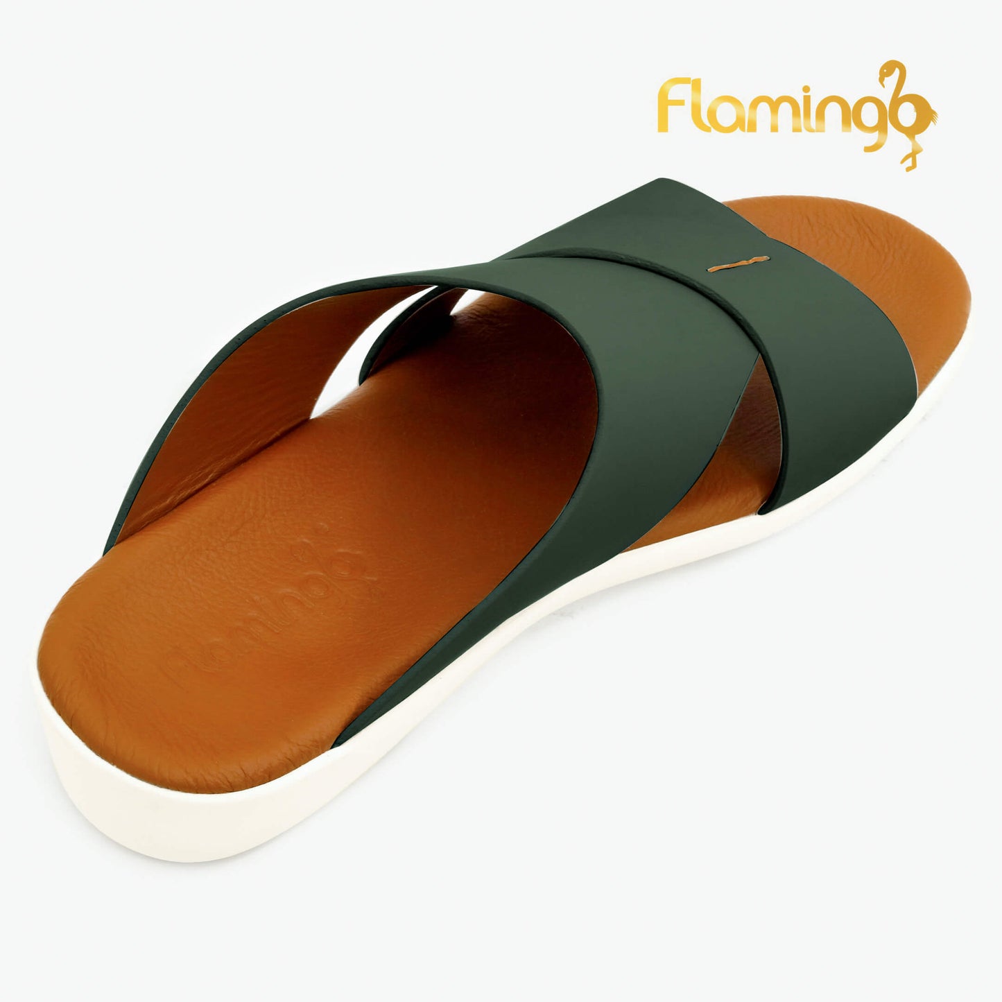 Flamingo[FG101]817 Olive Gents Arabic Sandal