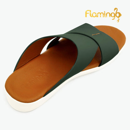 Flamingo[FG101]817 Olive Gents Arabic Sandal