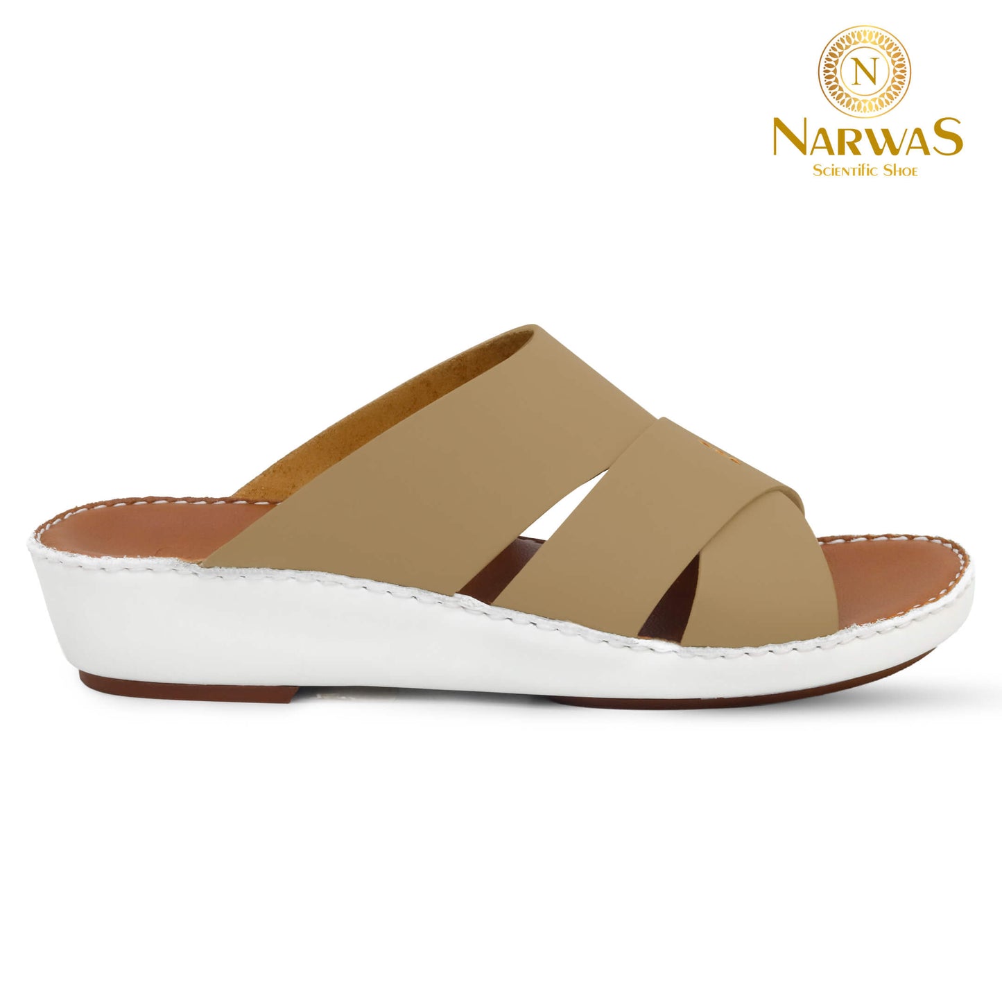 Narwas 453 [NG139] Beige Arabic Gents Sandal