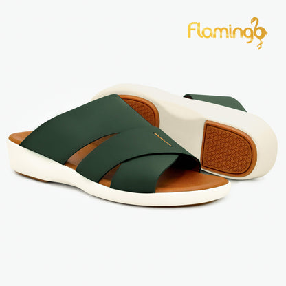 Flamingo[FG101]817 Olive Gents Arabic Sandal