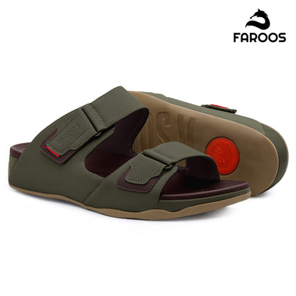 Faroos[F342]M116 Truffle Gents Arabic Sandal