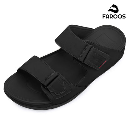 Faroos[F339]M116 Black Gents Arabic Sandal