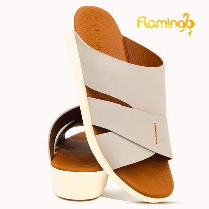 Flamingo[FG103]817 Gray Gents Arabic Sandal