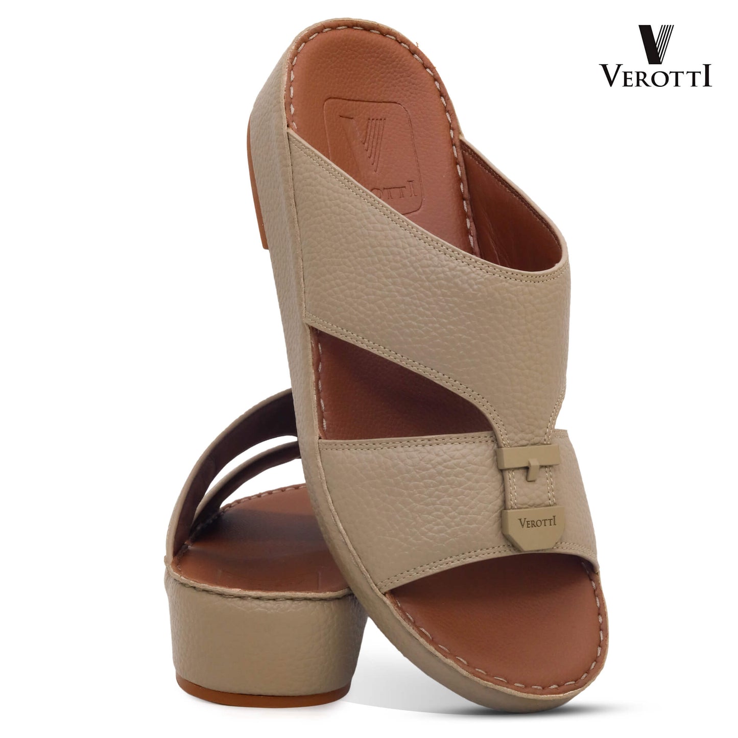 Verotti[X479]VTS-91 Beige Gents Arabic Sandal