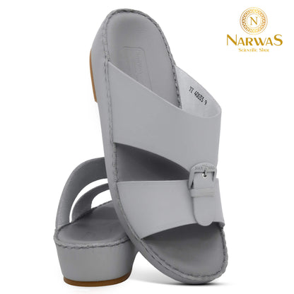 Narwas [N1] 2000 Full Light Gray Gents Sandal