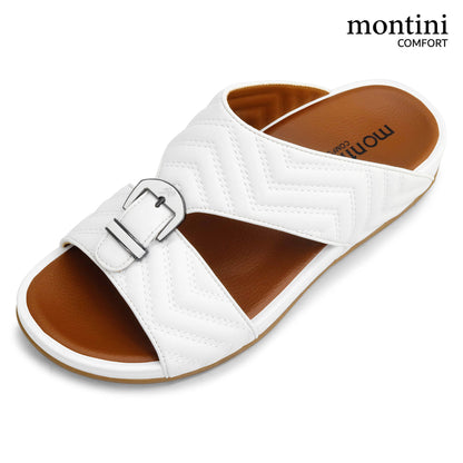 Montini M026(C85) White Gents Arabic Sandal