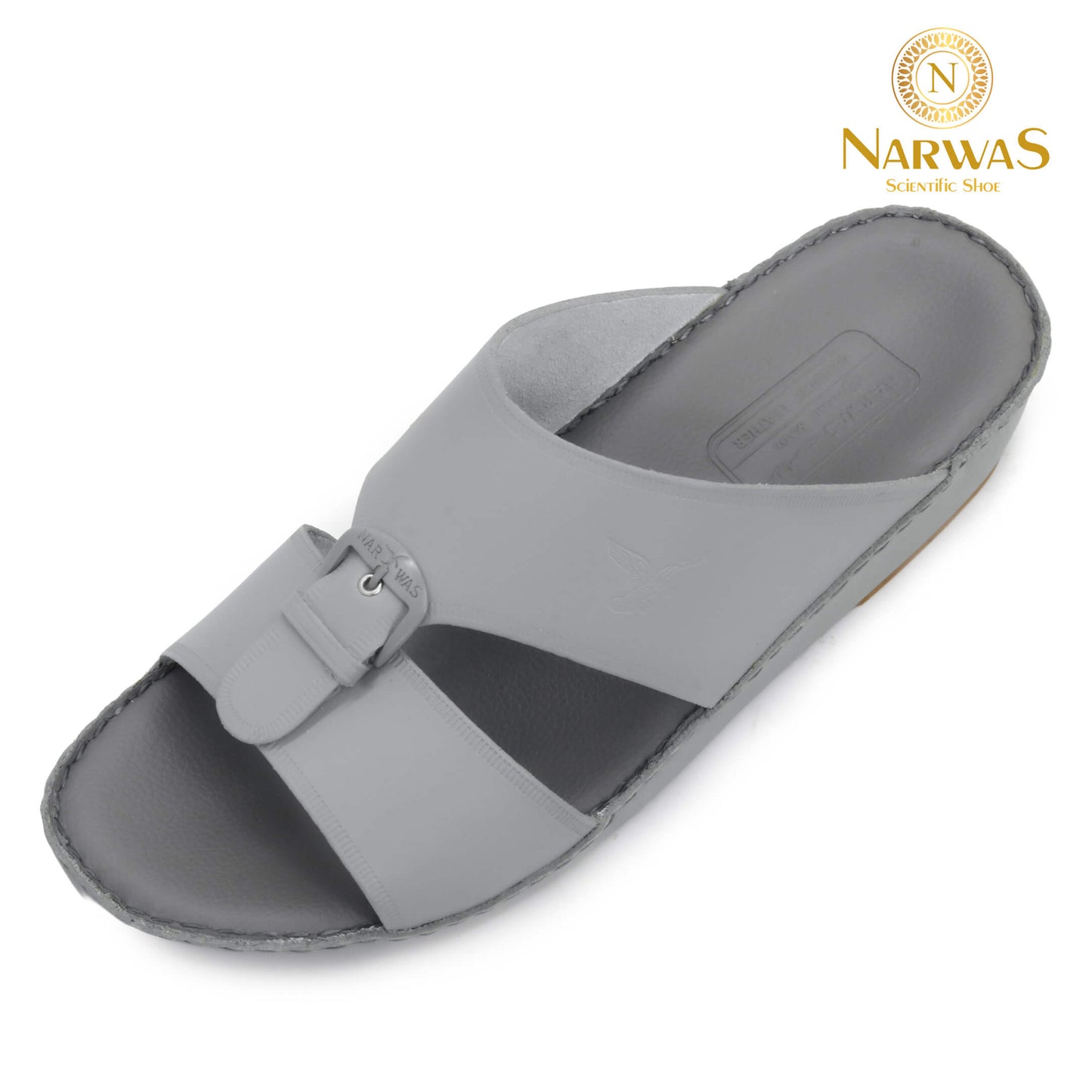 Narwas [N1] 2000 Full Light Gray Gents Sandal