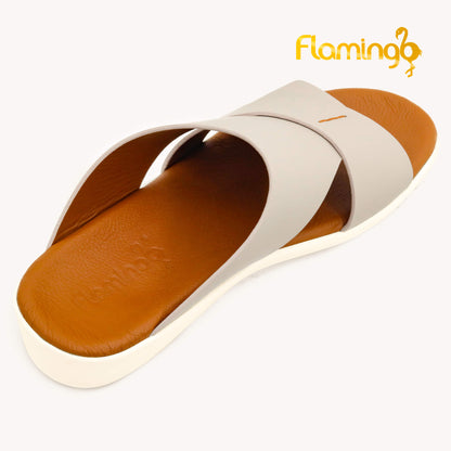 Flamingo[FG103]817 Gray Gents Arabic Sandal