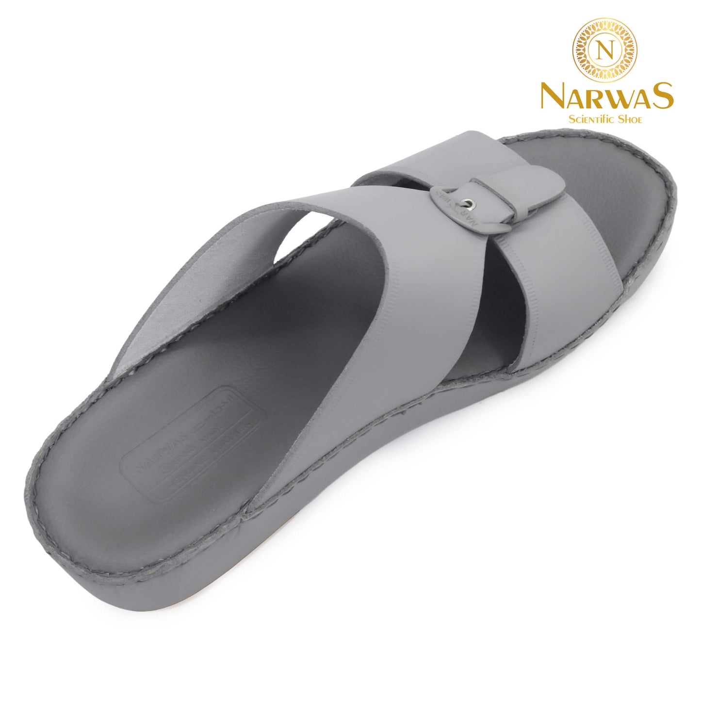 Narwas [N1] 2000 Full Light Gray Gents Sandal