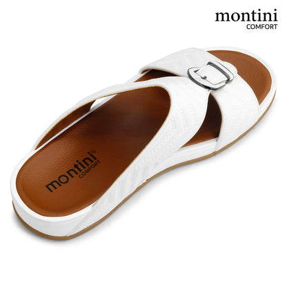 Montini M026(C85) White Gents Arabic Sandal