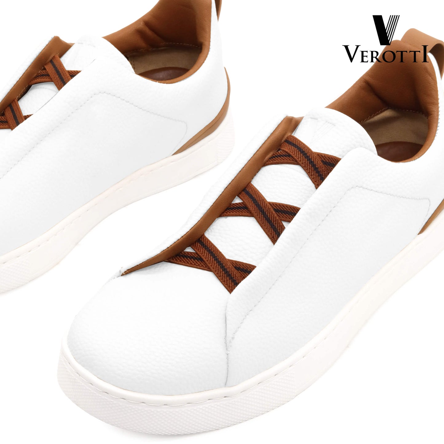 Verotti [X466]955 White Gents Shoes