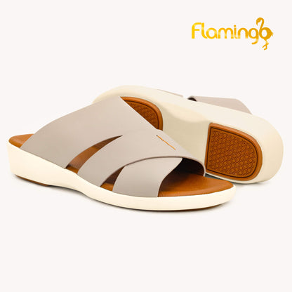 Flamingo[FG103]817 Gray Gents Arabic Sandal