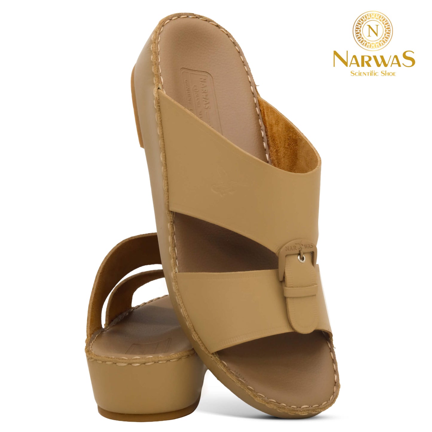 Narwas 2000 [NG20] Full Camel Gents Sandal