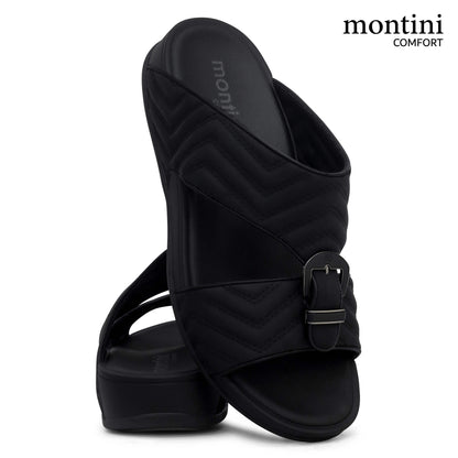 Montini M026(C86) Black Gents Arabic Sandal