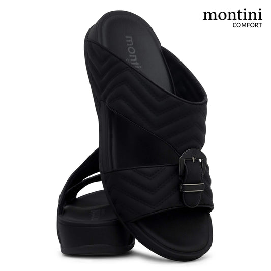 Montini M026(C86) Black Gents Arabic Sandal