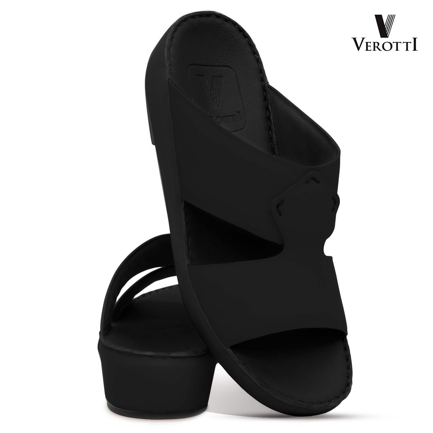 Verotti[X471]VTS-103 Full black Gents Arabic Sandal
