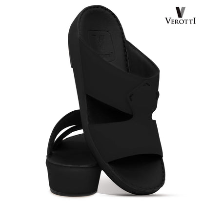 Verotti[X471]VTS-103 Full black Gents Arabic Sandal