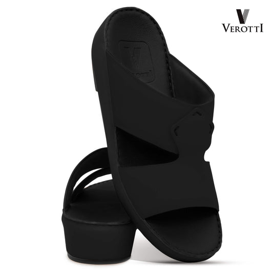 Verotti[X471]VTS-103 Full black Gents Arabic Sandal