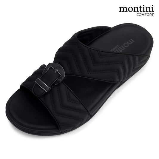 Montini M026(C86) Black Gents Arabic Sandal