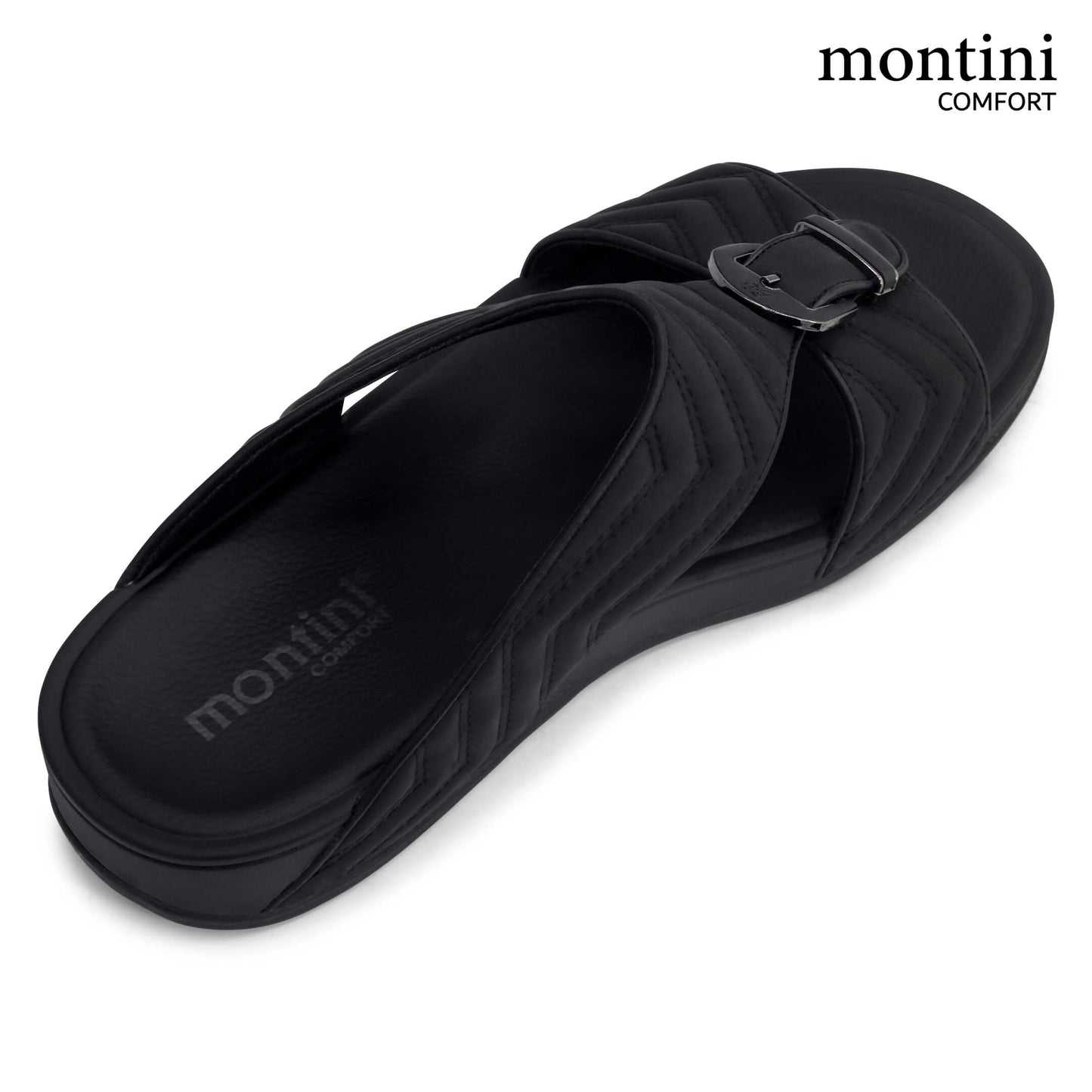 Montini M026(C86) Black Gents Arabic Sandal