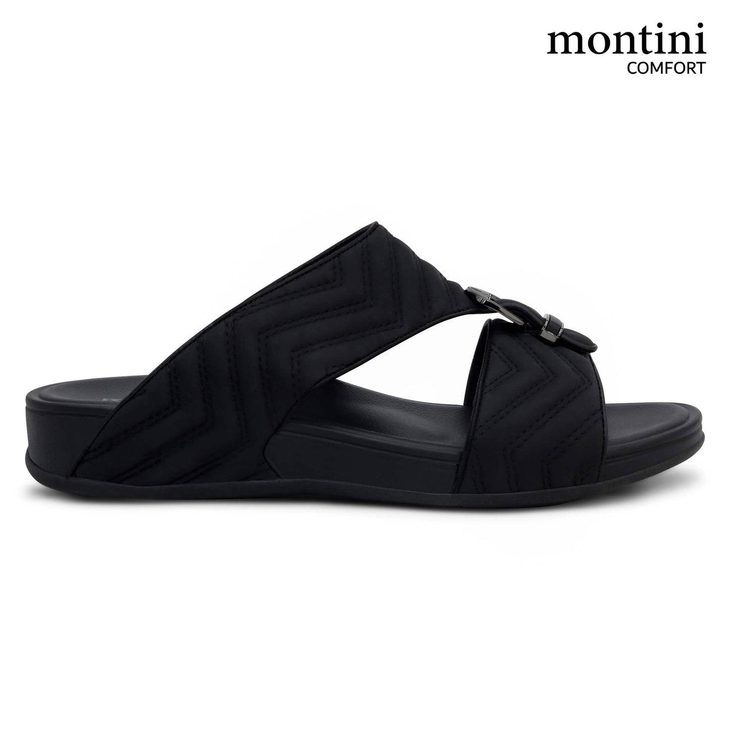 Montini M026(C86) Black Gents Arabic Sandal