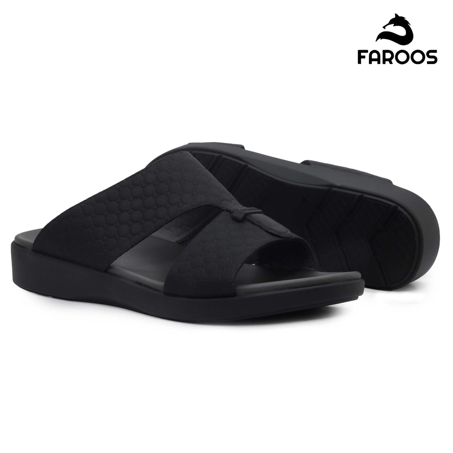أضيف إلى الحقيبة Faroos[F516]M292 صندل عربي أسود للرجال