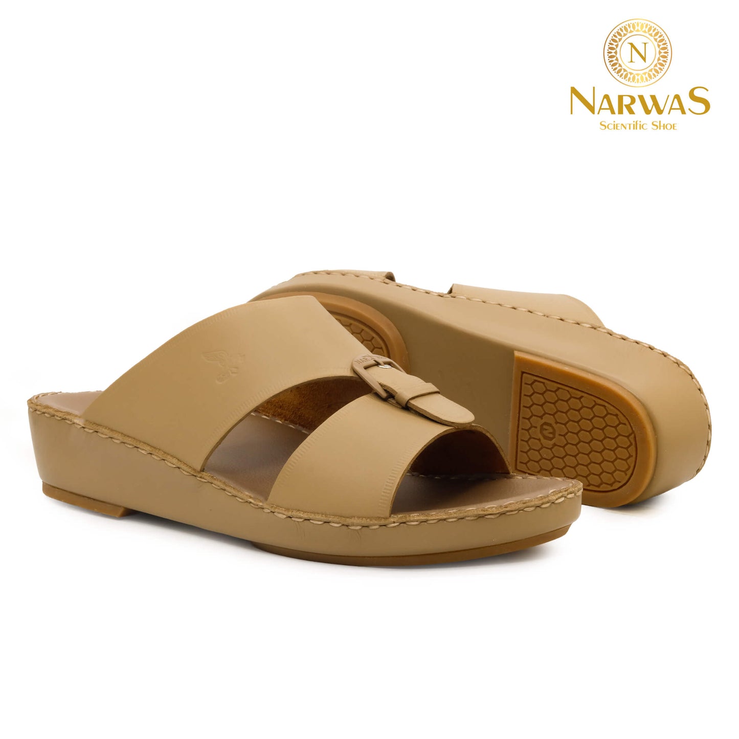 Narwas 2000 [NG20] Full Camel Gents Sandal