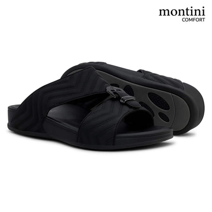 Montini M026(C86) Black Gents Arabic Sandal