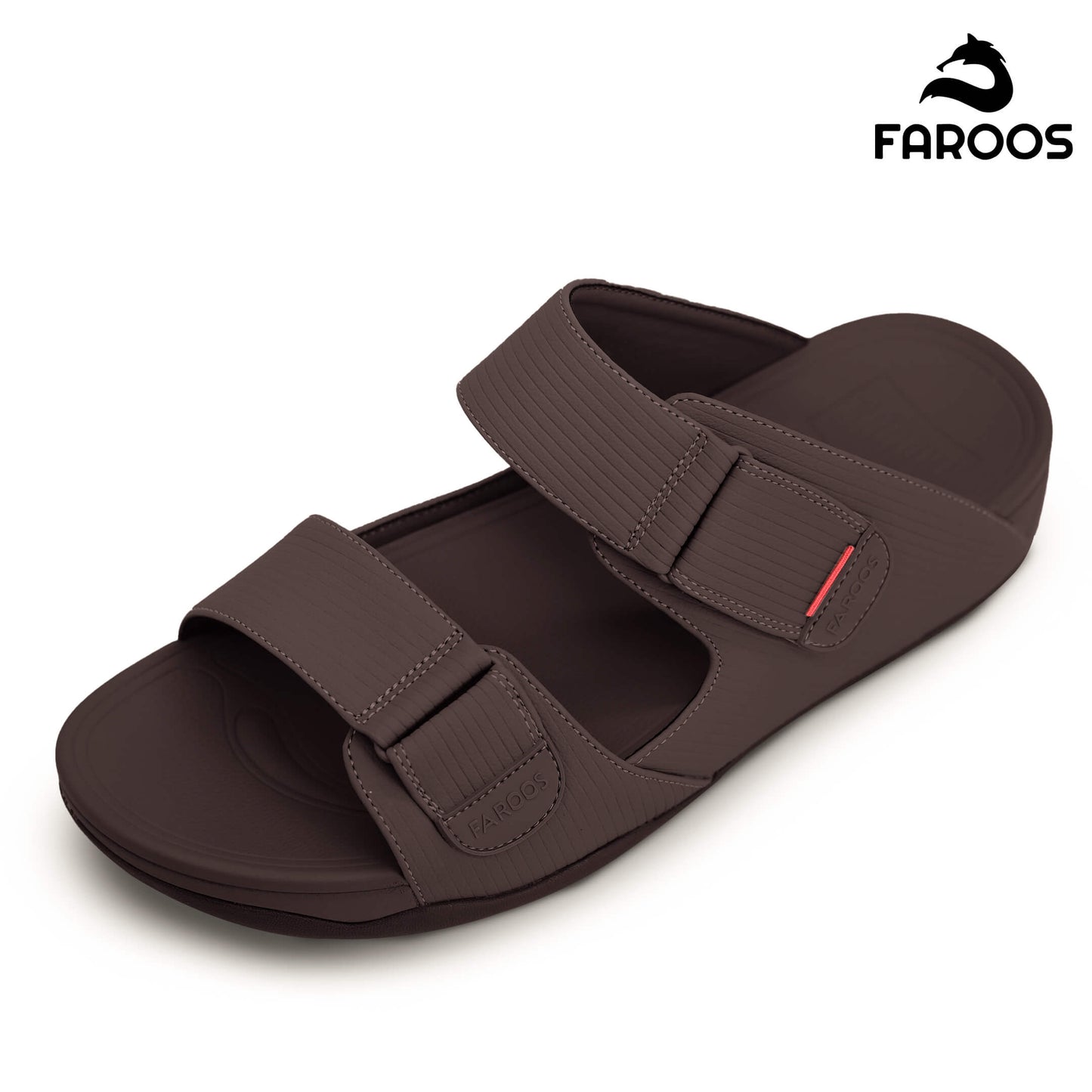 Faroos[F292]M126 Brown Gents Arabic Sandal