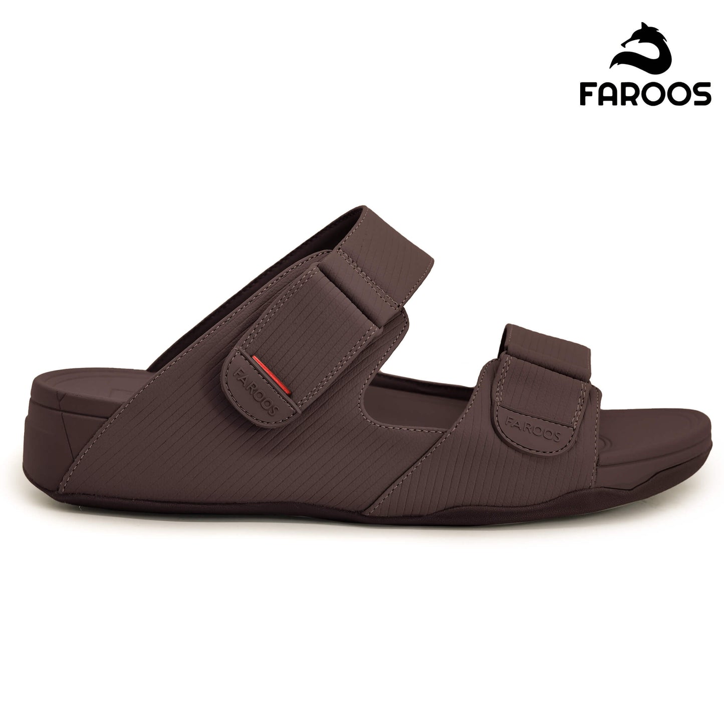 Faroos[F292]M126 Brown Gents Arabic Sandal