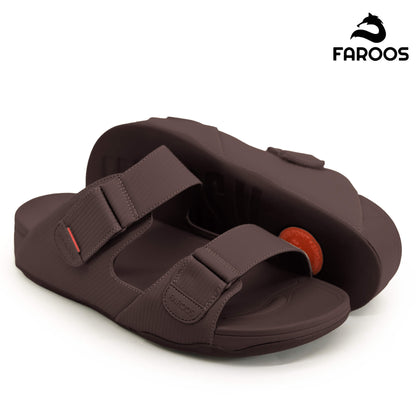 Faroos[F292]M126 Brown Gents Arabic Sandal