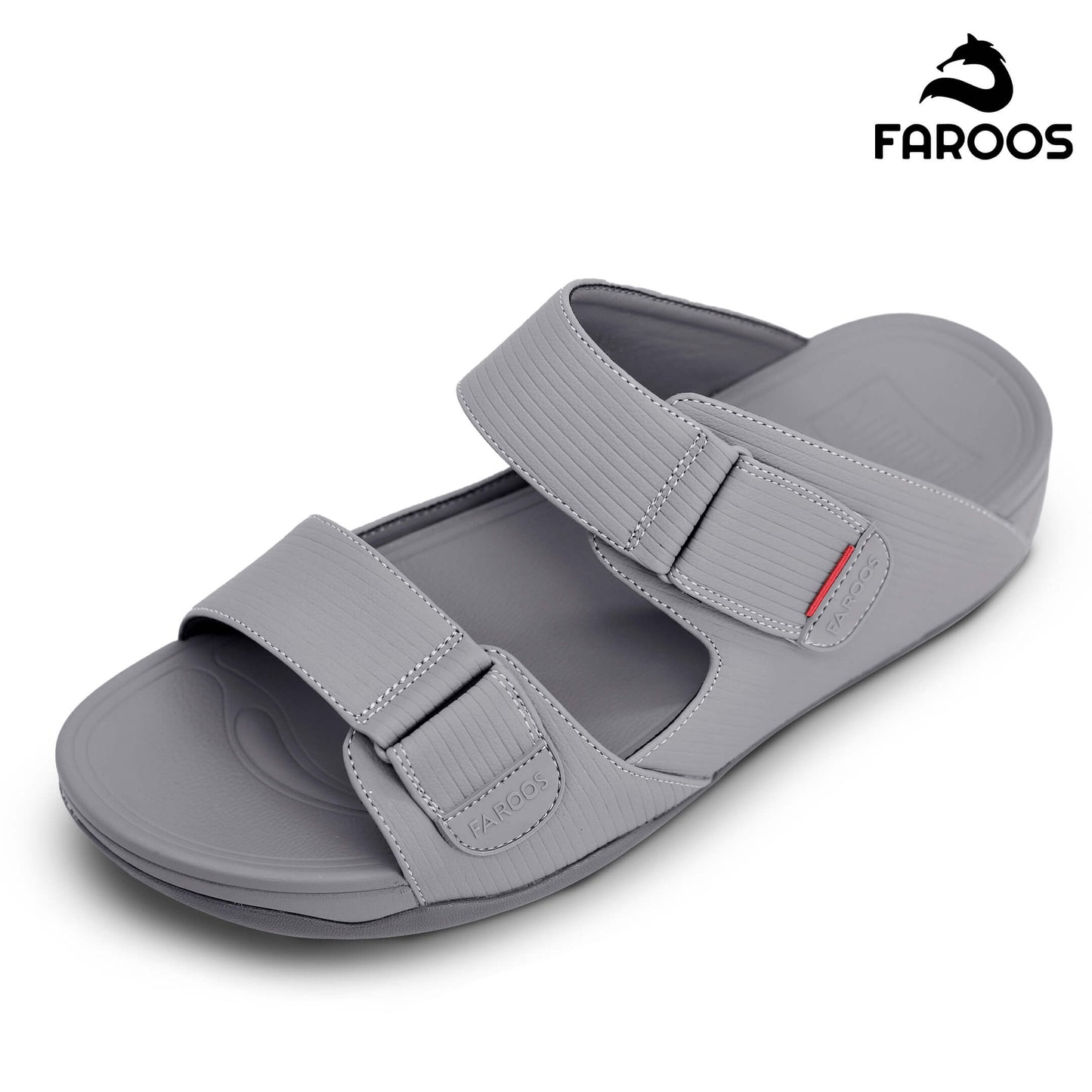 Faroos[F293]M126 Light Gray Gents Arabic Sandal