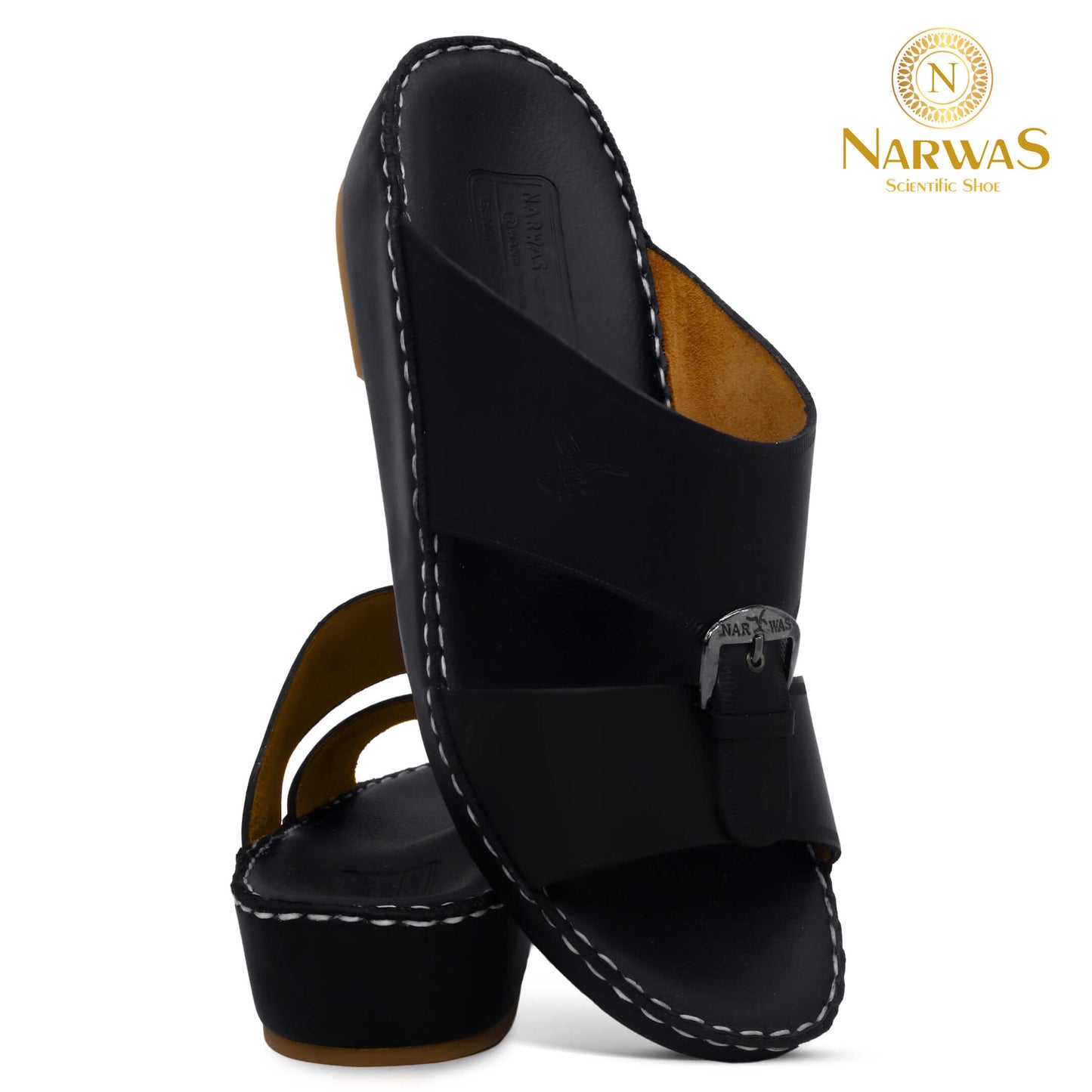 Narwas [B] 2000 Full Black Gents Sandal