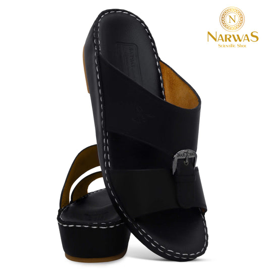 Narwas [B] 2000 Full Black Gents Sandal