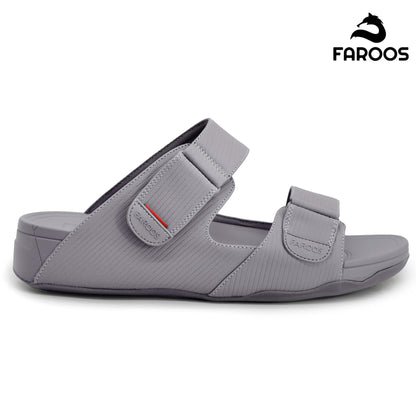 Faroos[F293]M126 Light Gray Gents Arabic Sandal