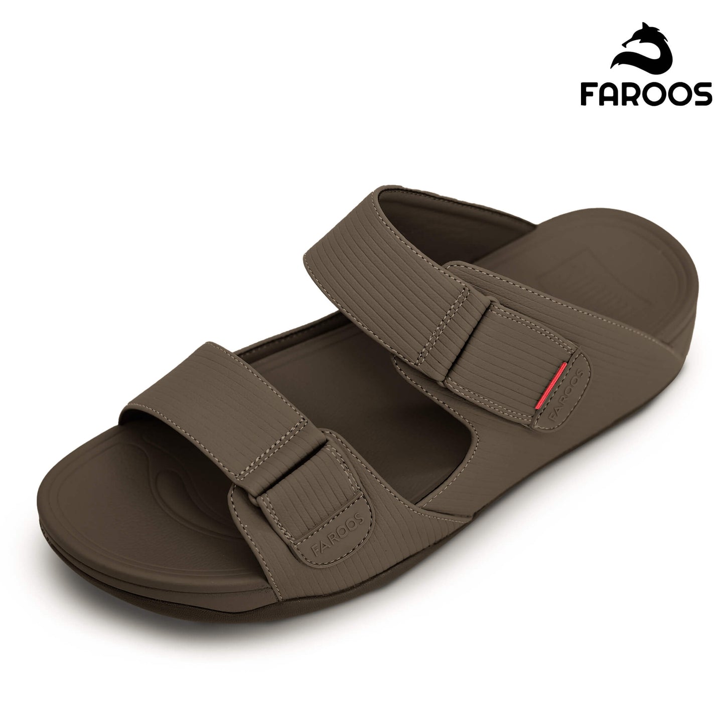 Faroos[F295]M126 Olive Gents Arabic Sandal