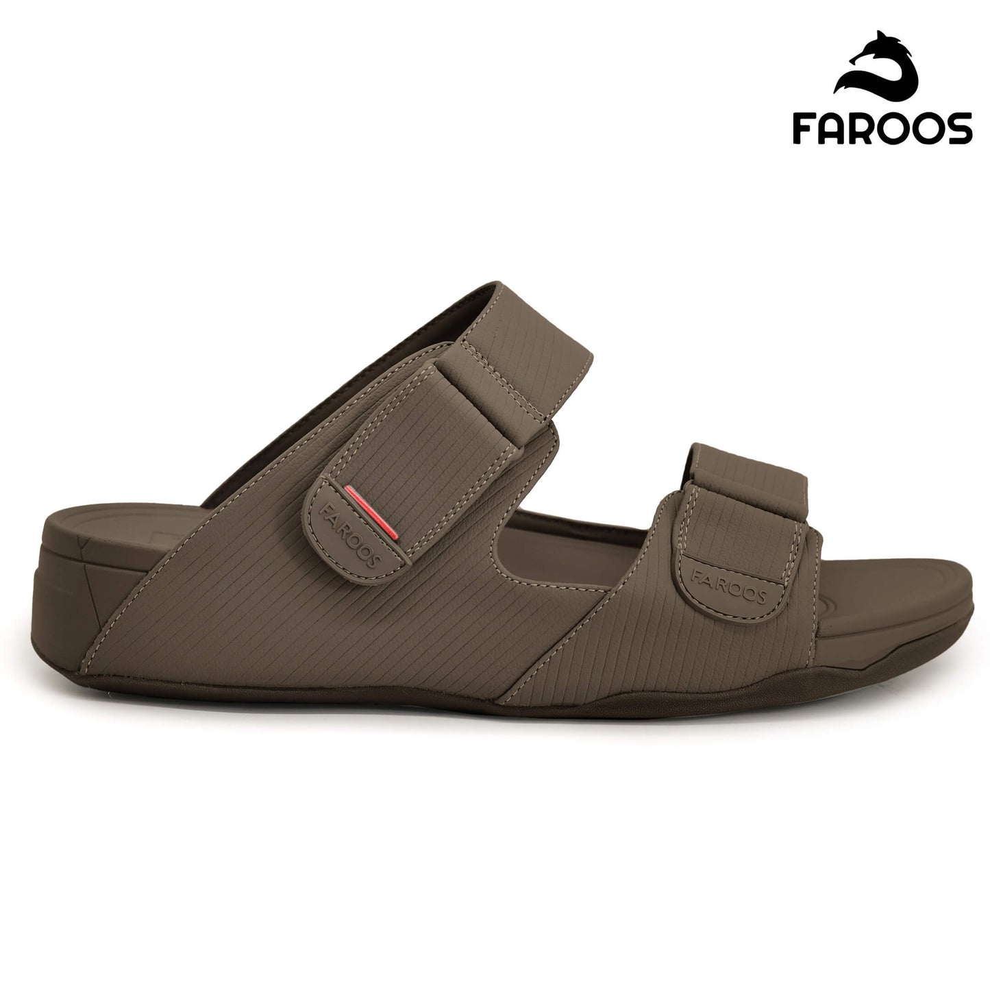 Faroos[F295]M126 Olive Gents Arabic Sandal