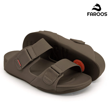 Faroos[F295]M126 Olive Gents Arabic Sandal