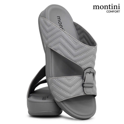 Montini M026(C87) Gray Gents Arabic Sandal