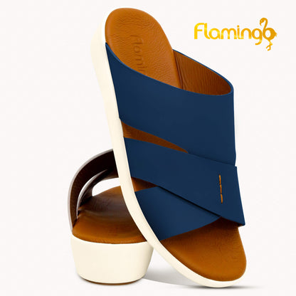 Flamingo[FG102]817 Navy Gents Arabic Sandal