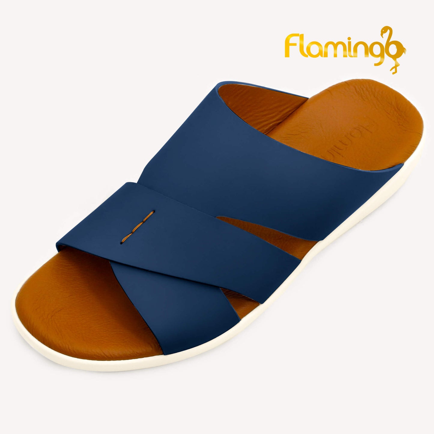Flamingo[FG102]817 Navy Gents Arabic Sandal