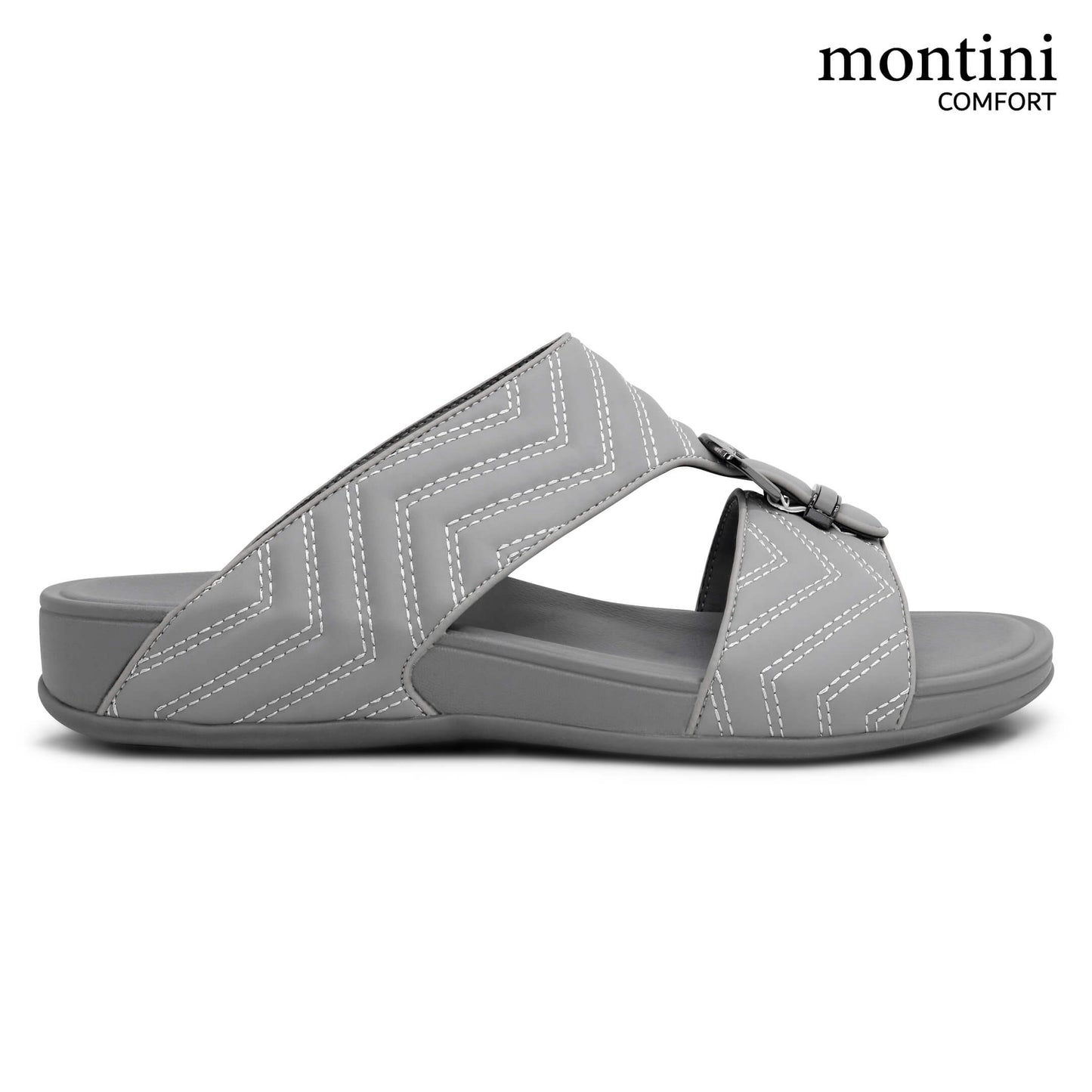 Montini M026(C87) Gray Gents Arabic Sandal